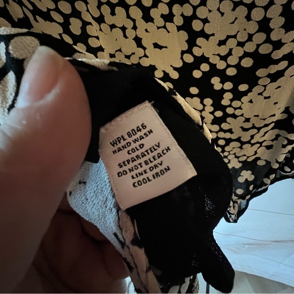 Style & co button down black & white blouse size 2X - Picture 7 of 7